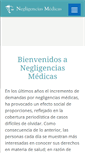 Mobile Screenshot of negligenciasmedicas.cl